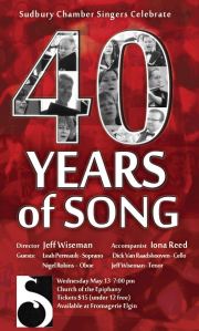 40th Anniversary Concert Poster